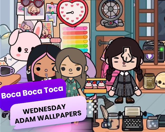 Boca TocaBoca Wednesday Addams ဖန်သားပြင်ဓာတ်ပုံ 1