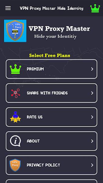 VPN Proxy Master Hide Identity应用截图第3张