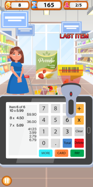 Supermarket Cashier Simulator Mod Captura de pantalla 1