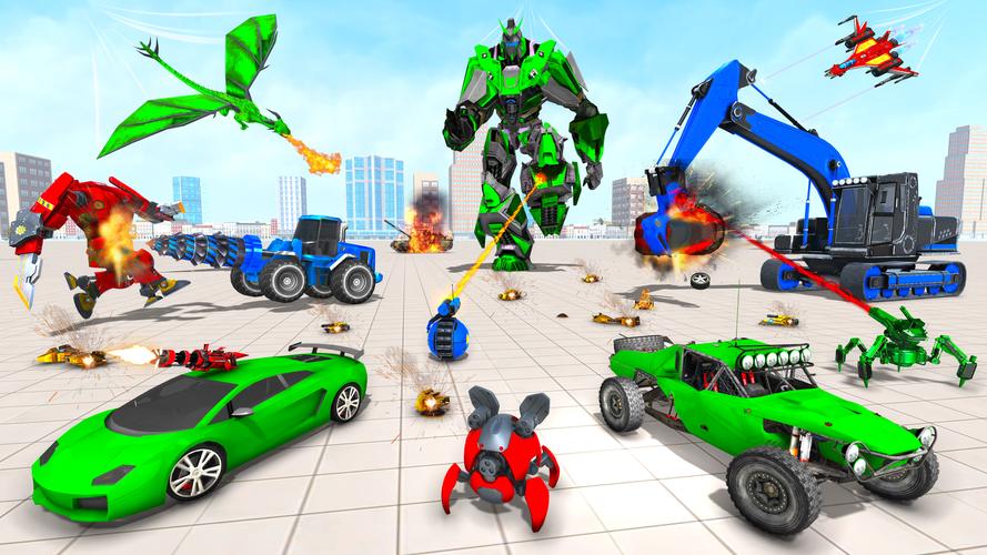 Mech Robot Transforming Game スクリーンショット 2