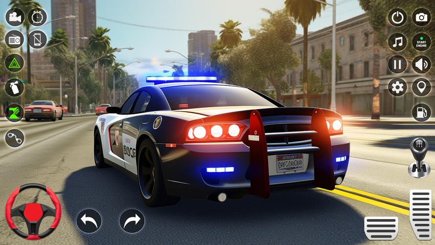 Cop Car Parking: Driving Games Capture d'écran 1