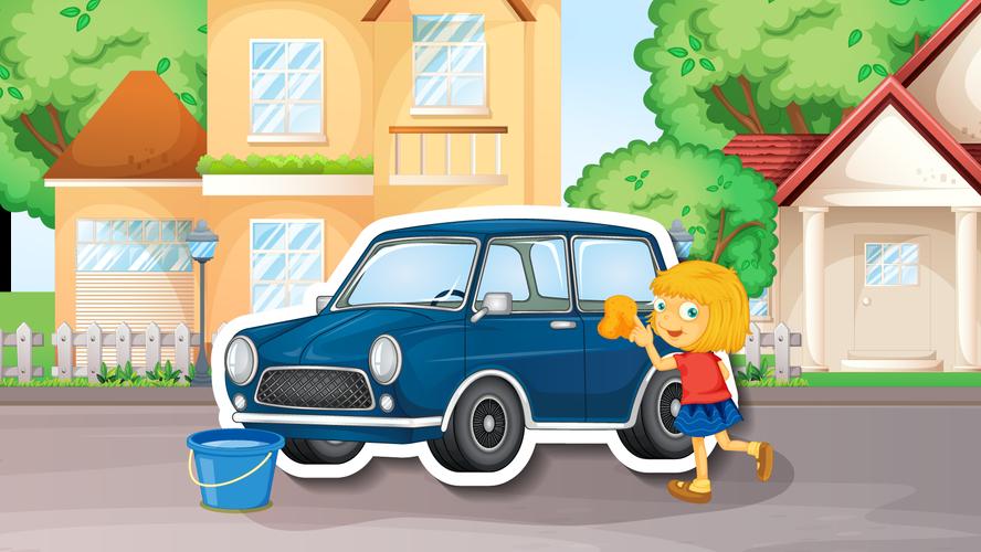 Car Wash Game For Kids Offline应用截图第2张