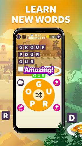 Wordelicious - Fun Word Puzzle Screenshot 2