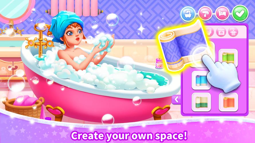 Little Panda's Girls Town Capture d'écran 2
