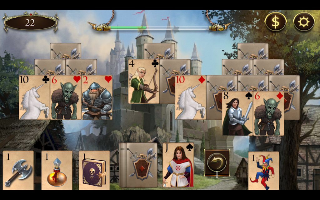 Legends of Solitaire Curse of the Dragons TriPeaks Screenshot 4