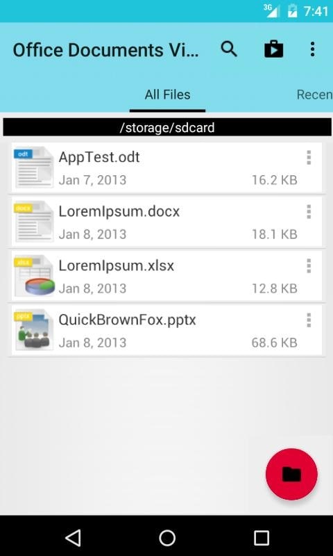Office Documents Viewer Screenshot 1