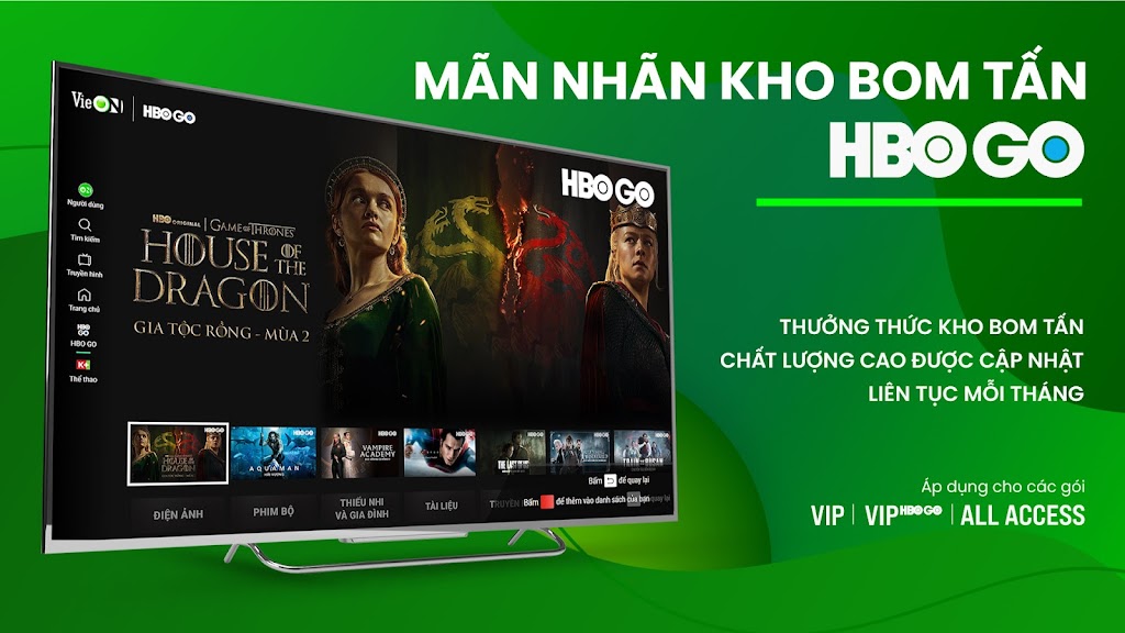 VieON for Android TV Tangkapan skrin 4