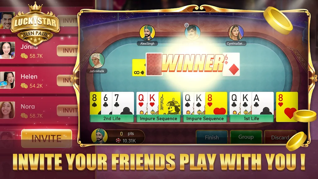 TeenPatti LuckyStar Captura de tela 2