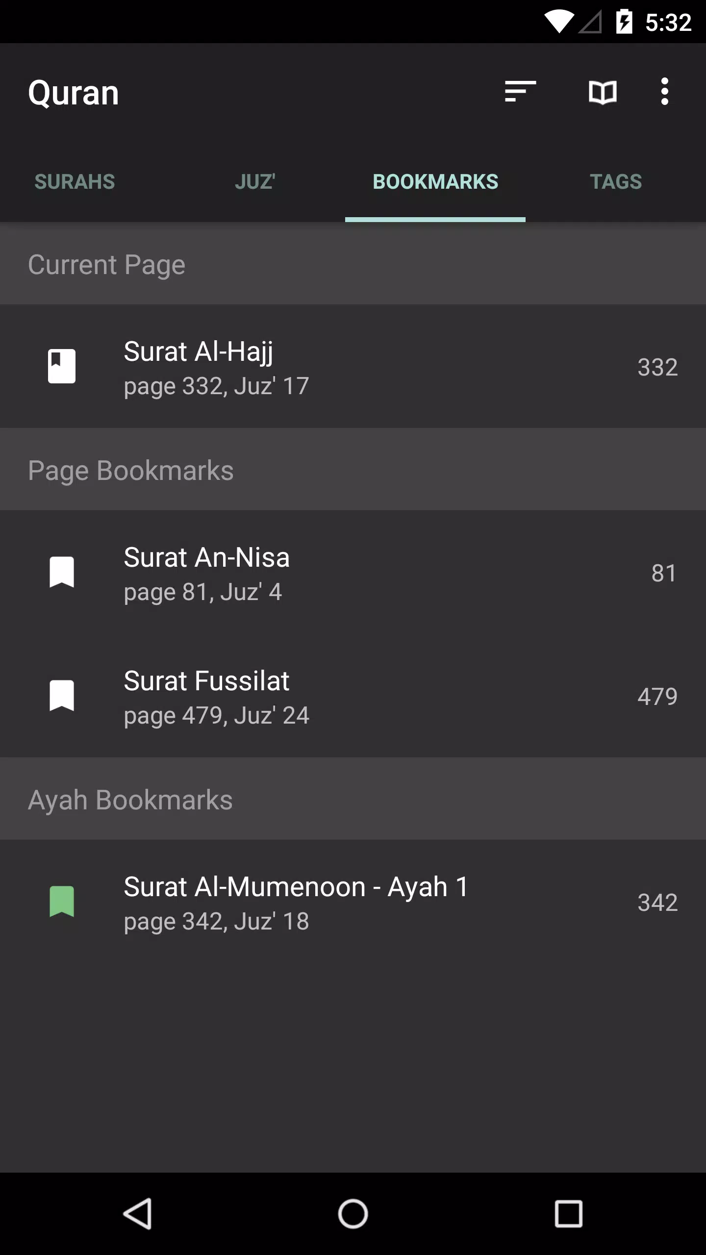 Quran for Android Скриншот 3