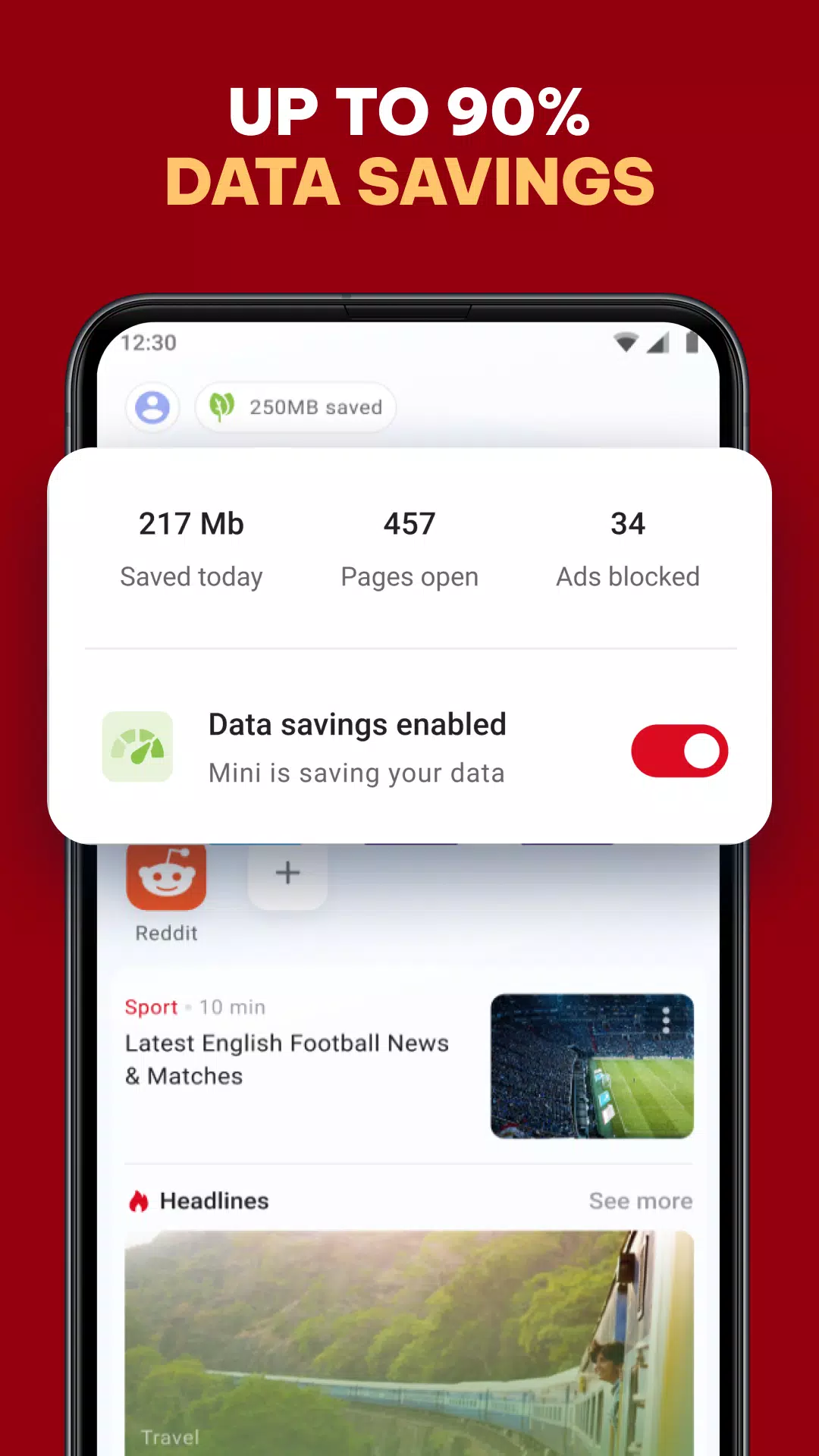 Opera Mini Screenshot 2