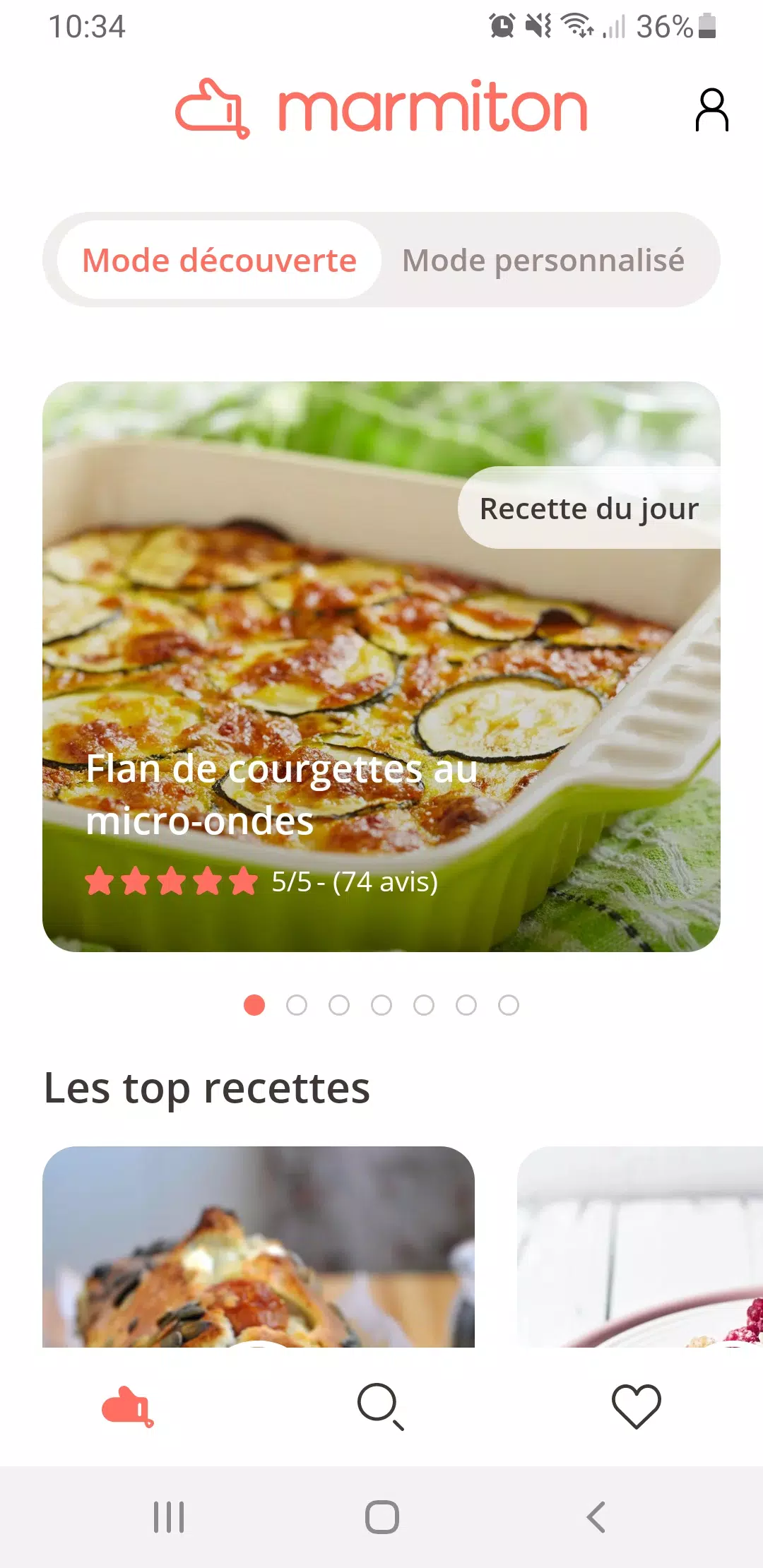 Marmiton, recettes de cuisine ဖန်သားပြင်ဓာတ်ပုံ 2