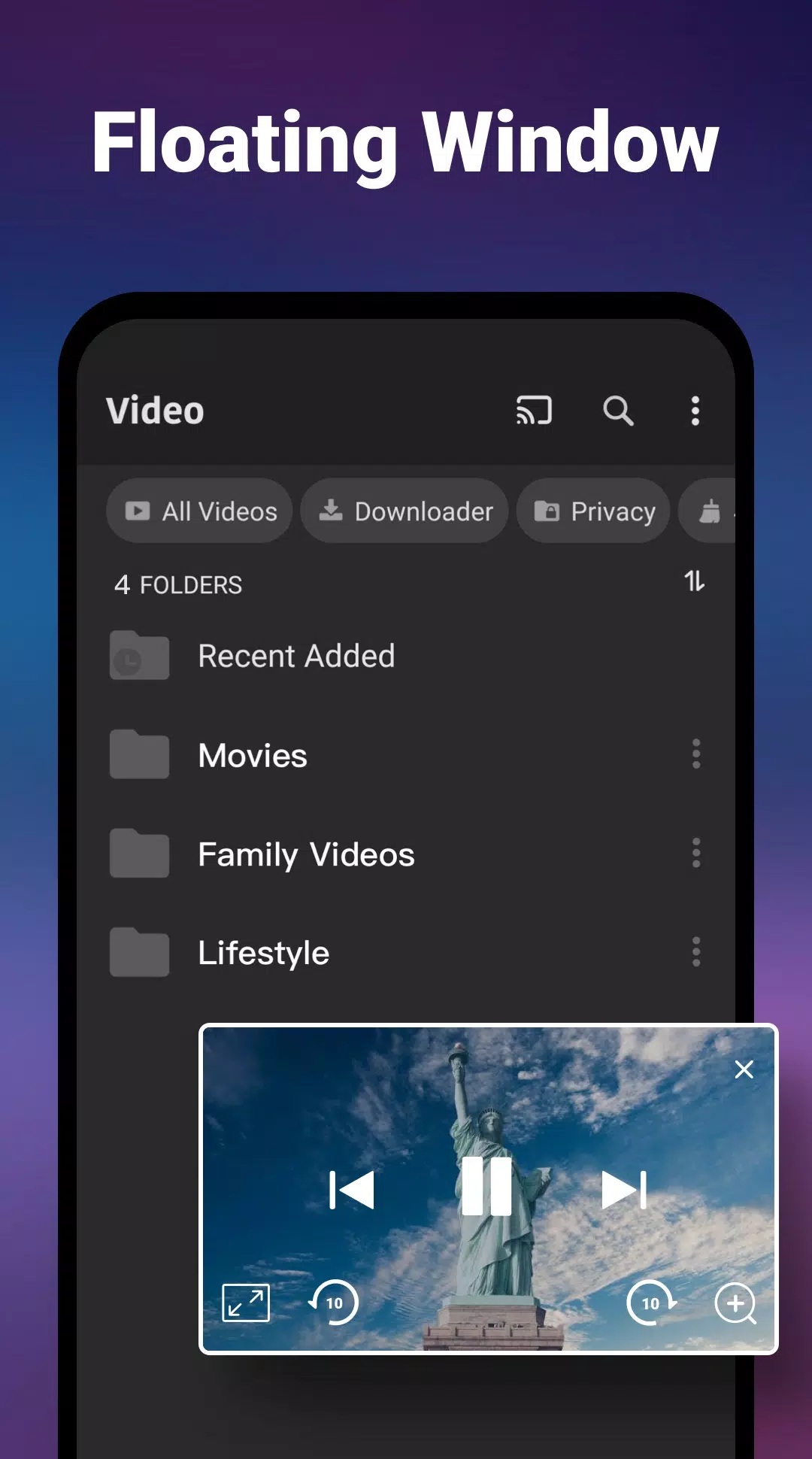 Reprodutor de Vídeo All Format Captura de tela 4