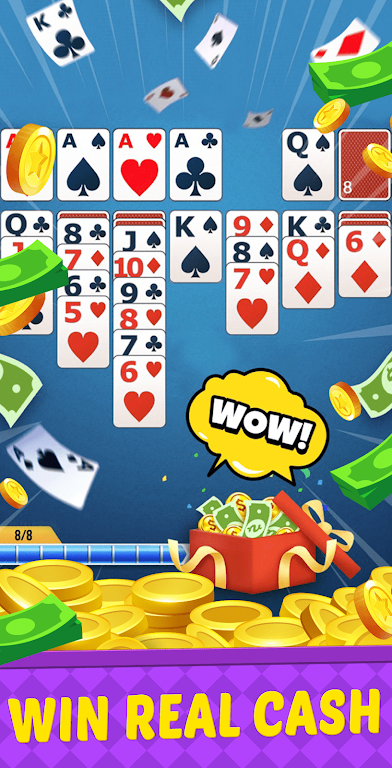 Schermata Big Run Solitaire - Win Cash 3