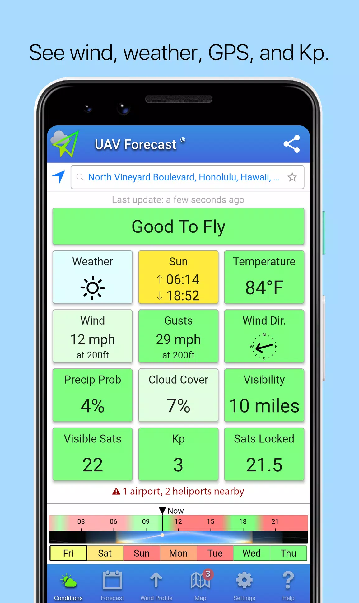 UAV Forecast Captura de pantalla 1