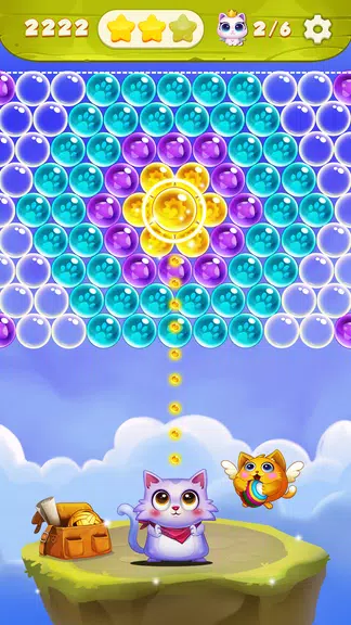 Bubble Cat Shooter Ảnh chụp màn hình 3