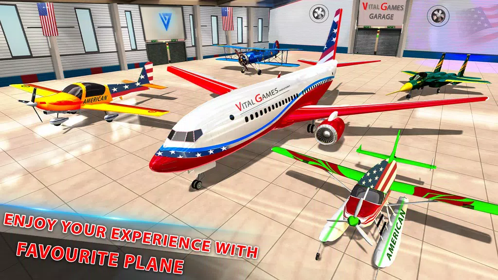 US Pilot Flight: Plane Games Schermafbeelding 3