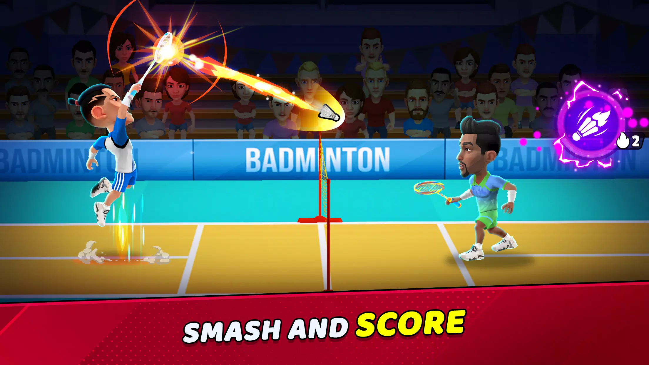 Badminton Clash 3D スクリーンショット 1