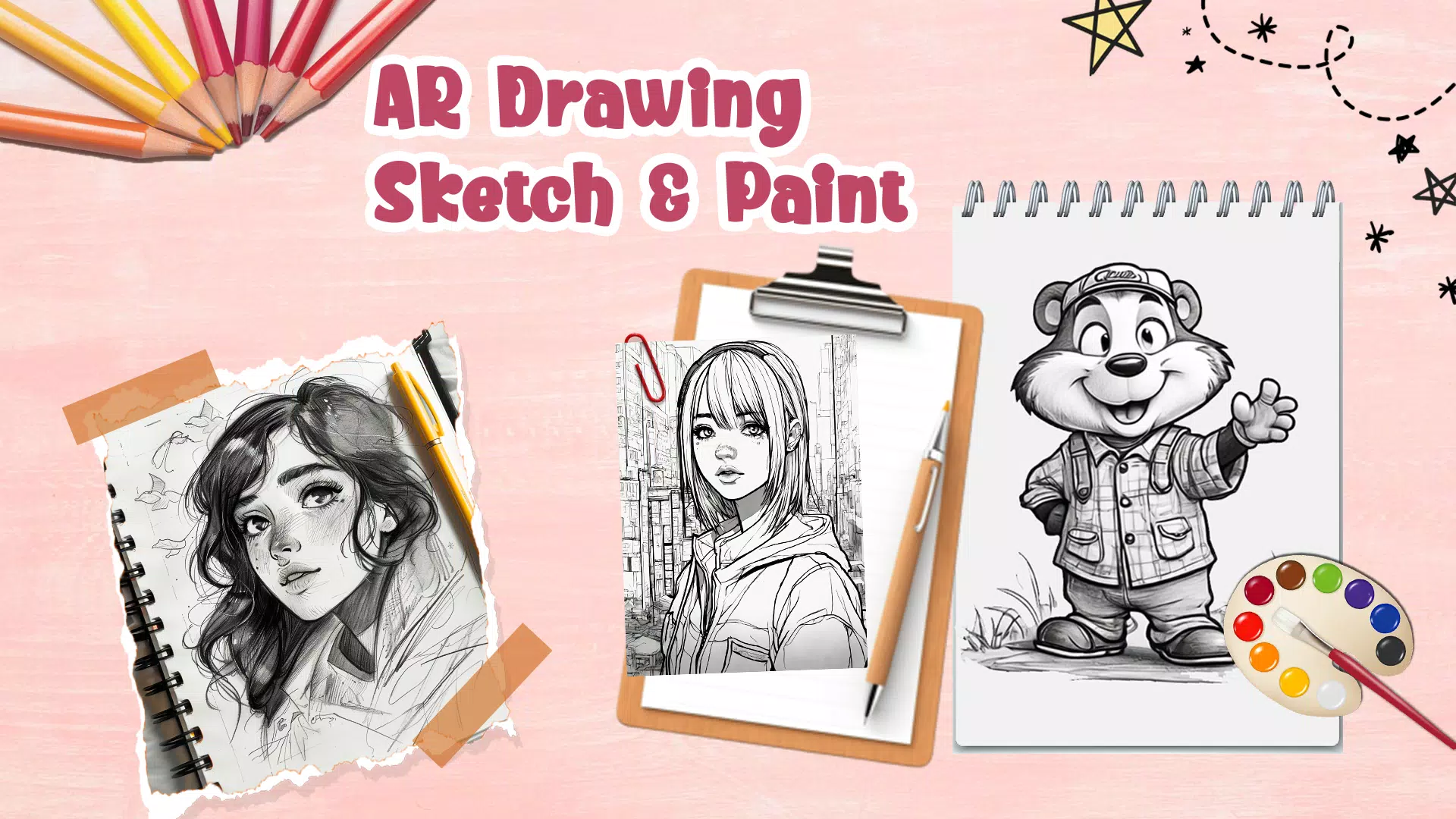 Draw Anime: AR Drawing Sketch ภาพหน้าจอ 1