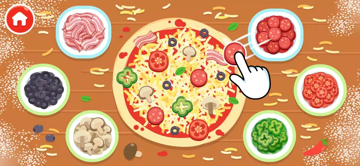 Pizza Cooking Games for Kids Tangkapan skrin 1