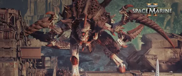 Space Marine squad combat