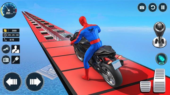 Superhero Bike Stunt Games GT ภาพหน้าจอ 1