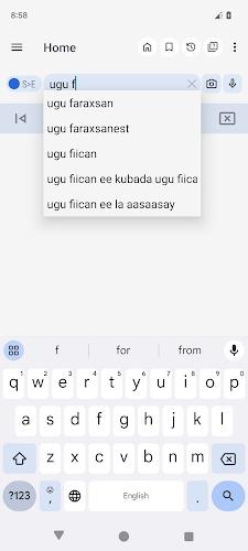 Schermata English Somali Dictionary 4