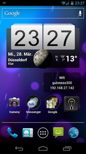 Schermata IP Widget 1