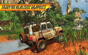 Offroad Jeep Driving Simulator Captura de pantalla 1