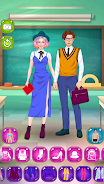 School Couple dress up Ekran Görüntüsü 4