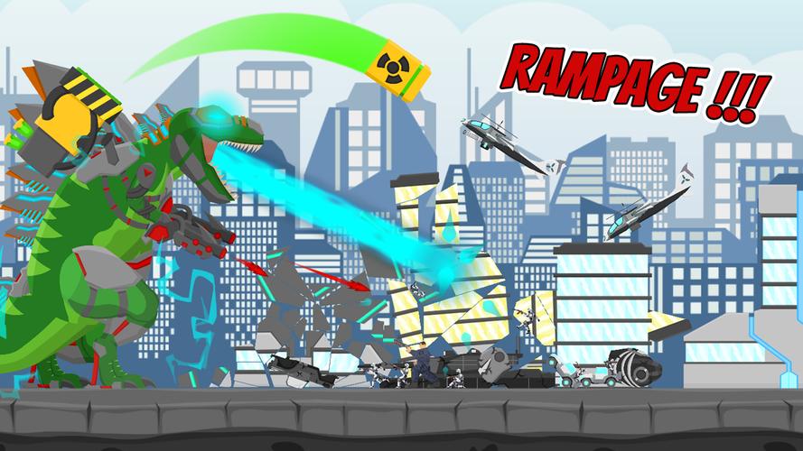 Cyborg Titan Rex: City Rampage Screenshot 4