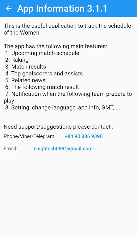 Female Cup Matches應用截圖第4張