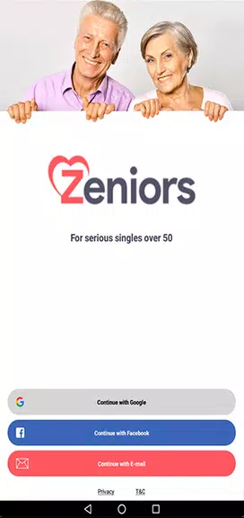 Zeniors - Meet Mature Singles স্ক্রিনশট 1