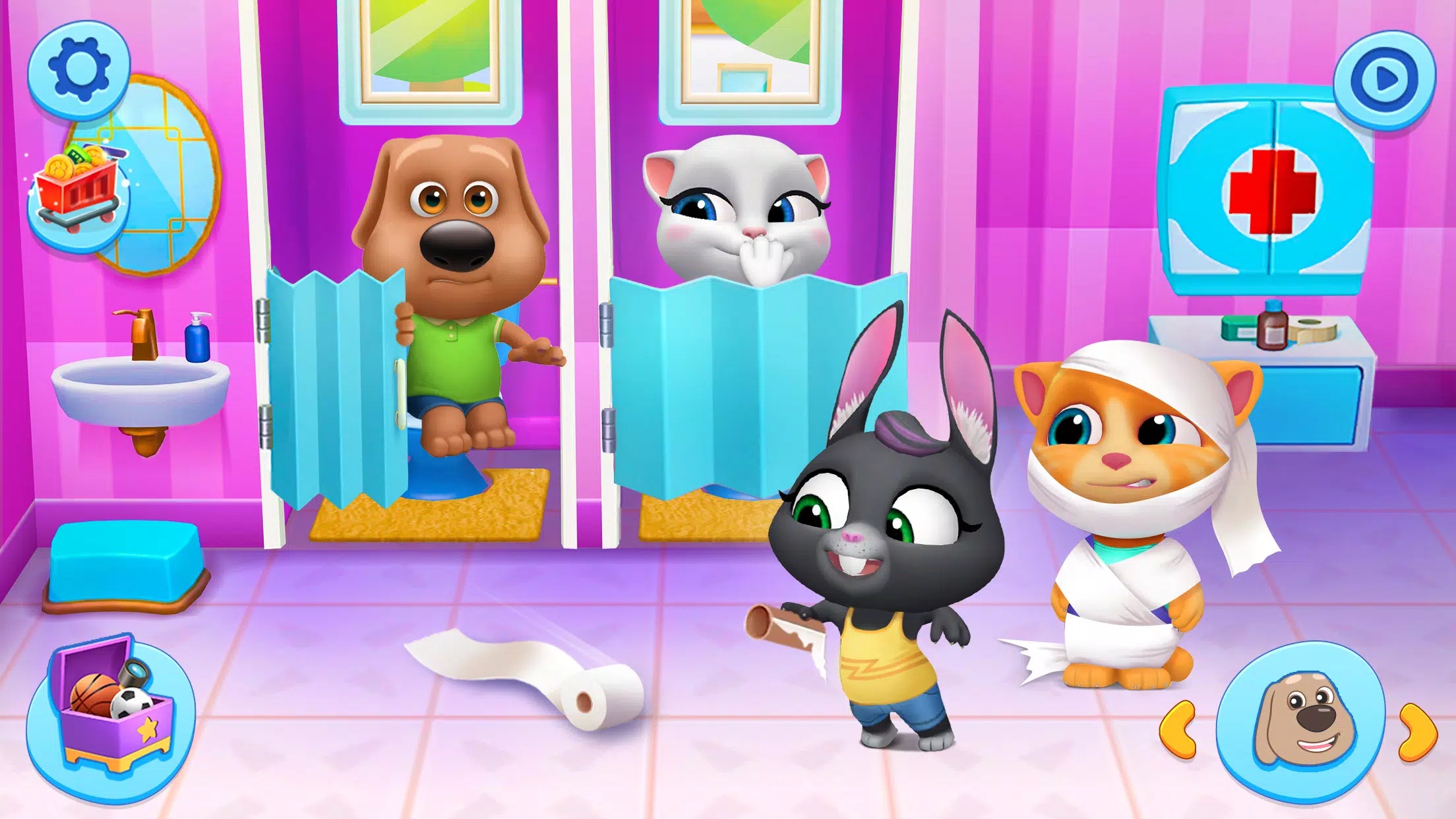 My Talking Tom Friends Скриншот 2