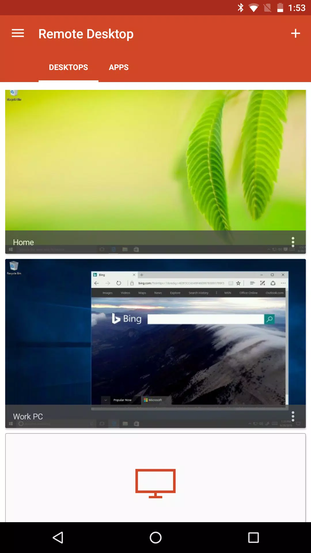 Remote Desktop 8 Zrzut ekranu 1