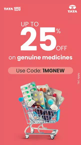 TATA 1mg Online Healthcare App應用截圖第1張