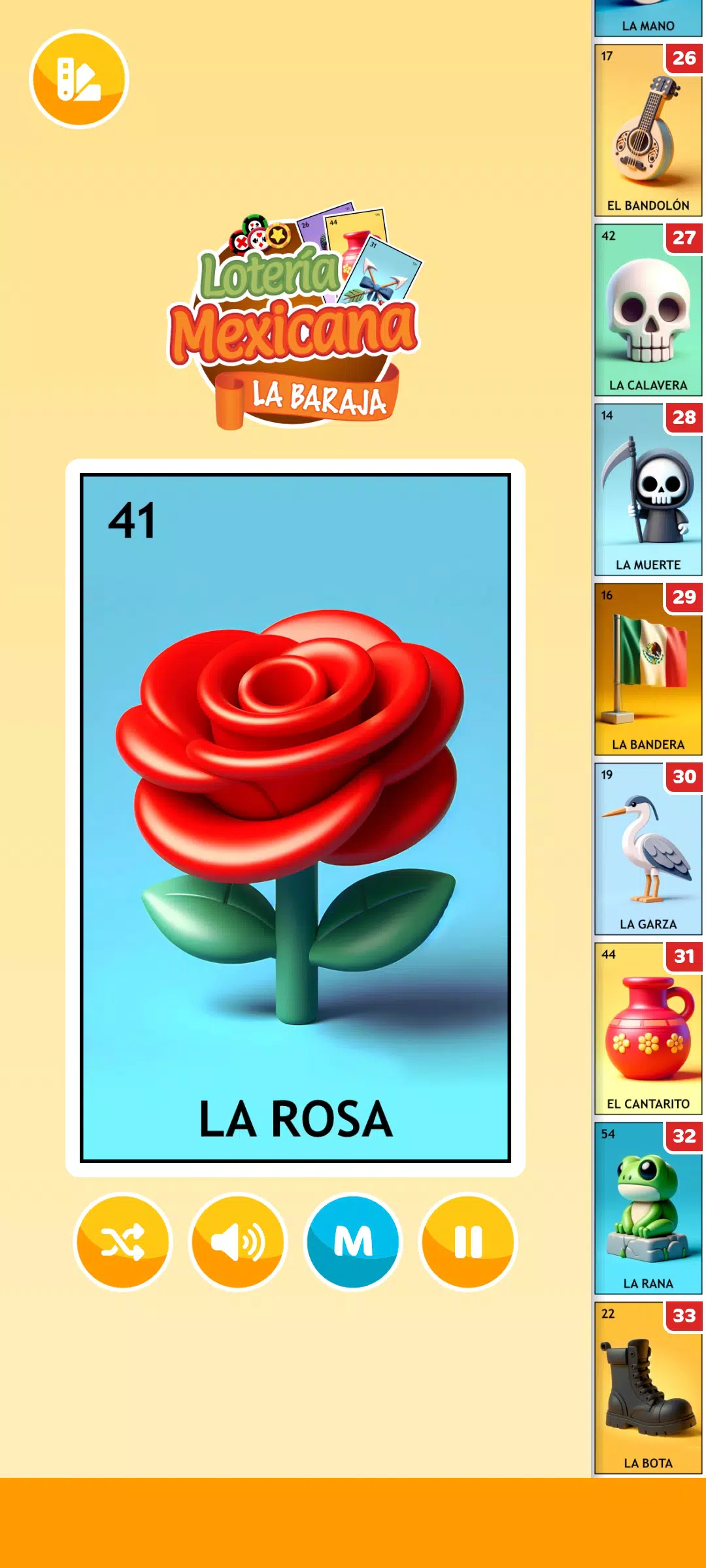 Lotería Mexicana - La Baraja應用截圖第3張