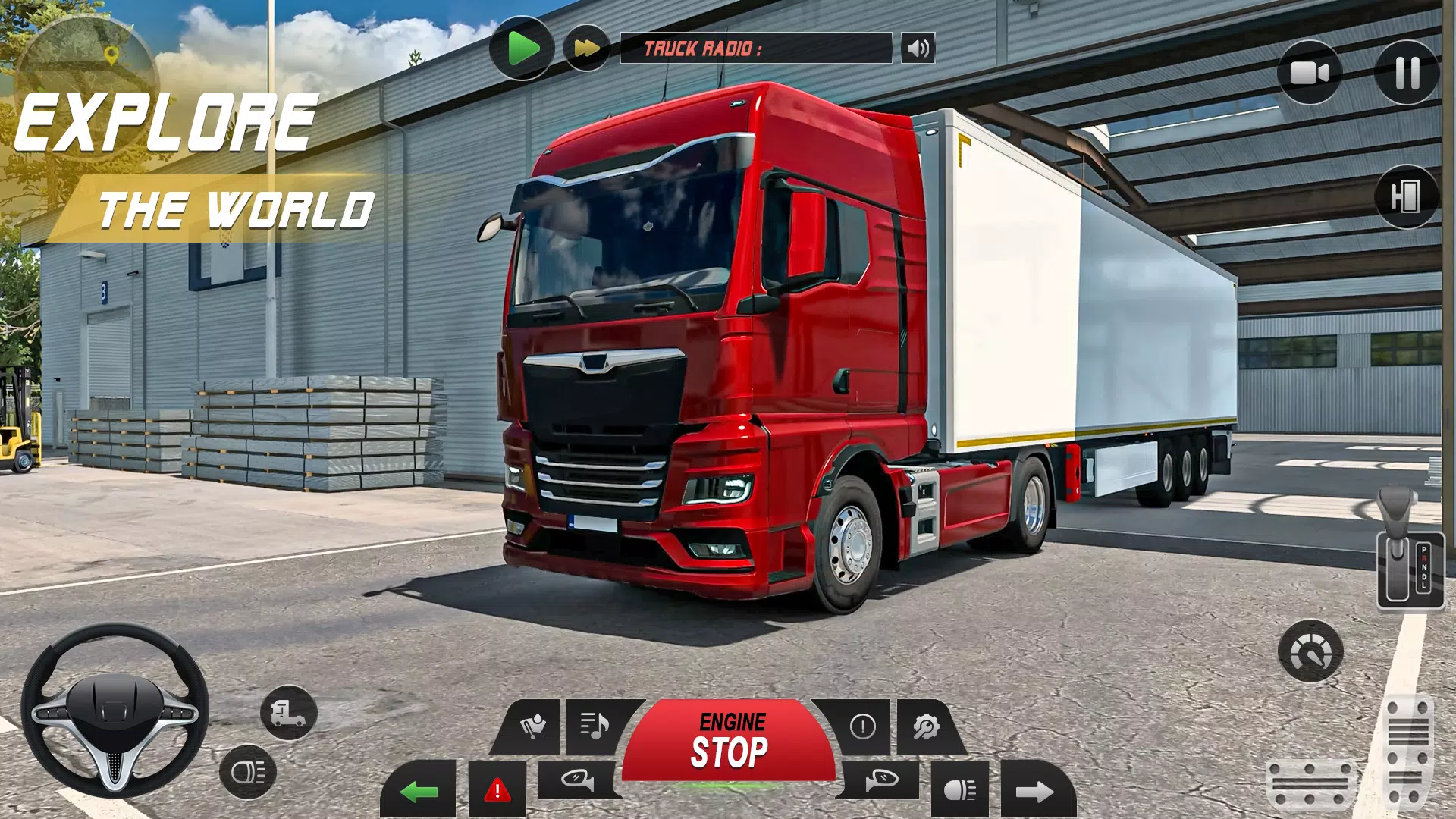 Euro Truck Driving Game 3d স্ক্রিনশট 1