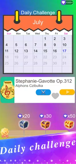 Rhythm Tiles 3:PvP Piano Games Captura de tela 4