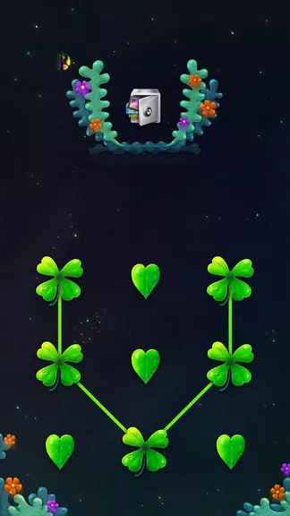 AppLock Theme Lucky Clover Schermafbeelding 1