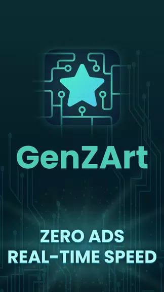 GenZArt: Fast AI Art Generator Tangkapan skrin 1