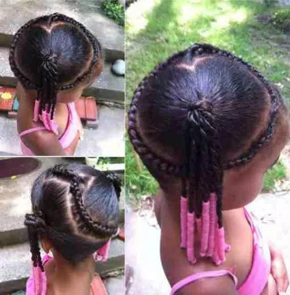 Braid Hairstyle Woman & Child Schermafbeelding 1