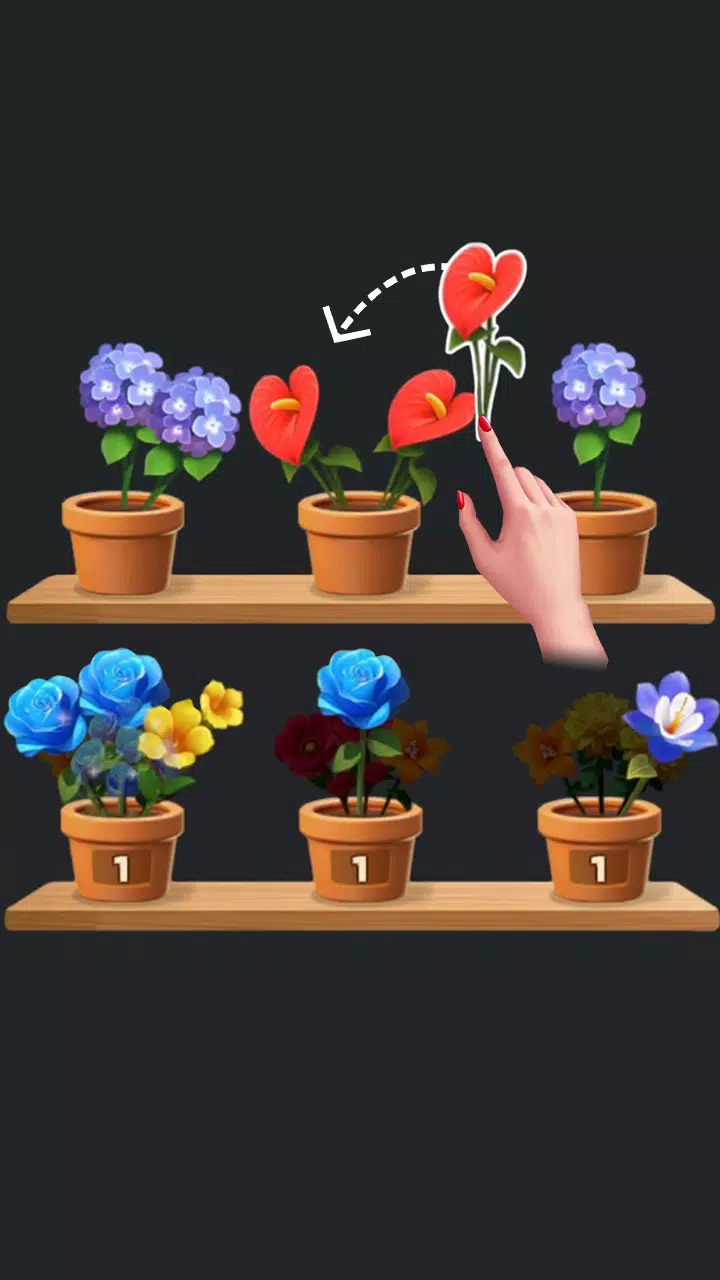 Floral Sort 3D ภาพหน้าจอ 1