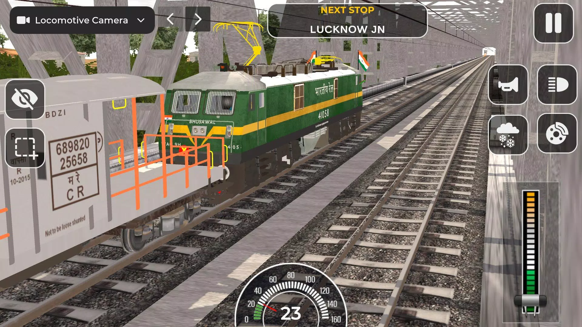 Indian Railway Train Simulator স্ক্রিনশট 1