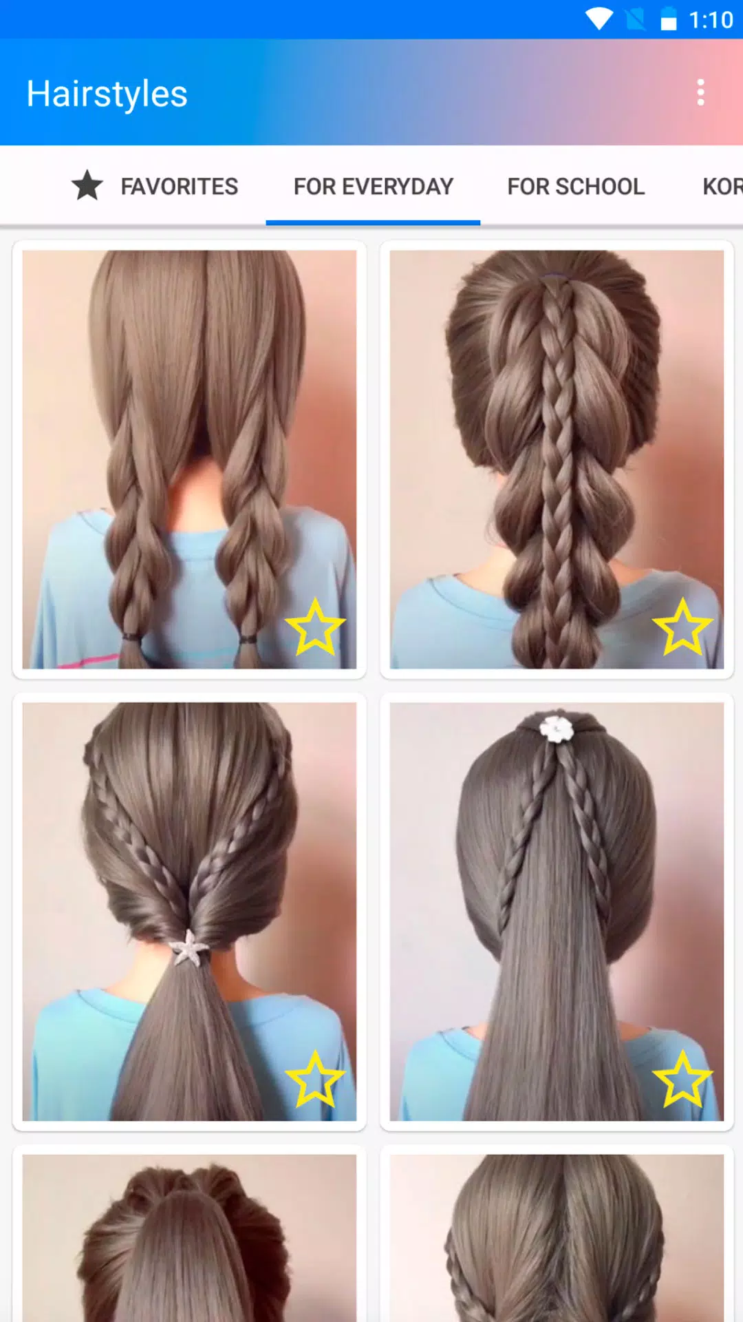 Easy hairstyles step by step Capture d'écran 1