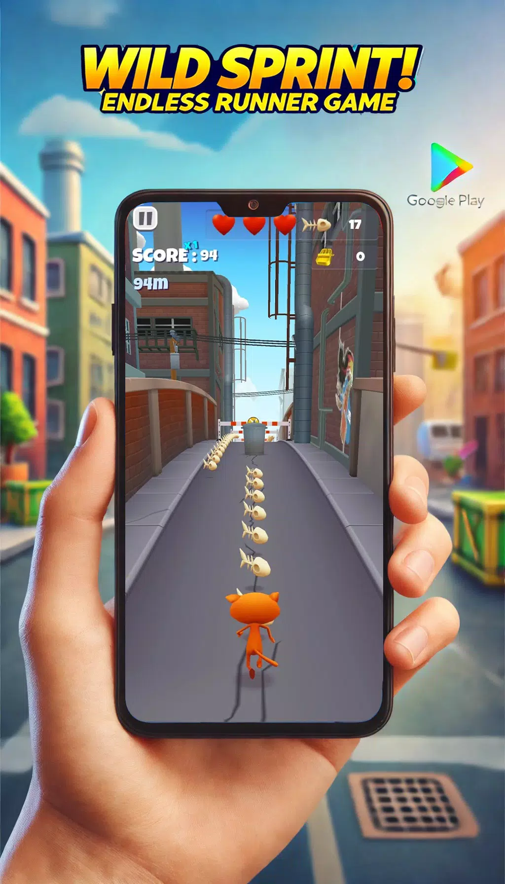 Wild Sprint: Endless Runner Capture d'écran 1