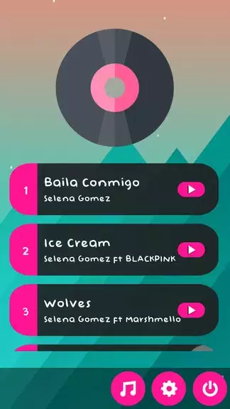 Selena Gomez Piano Tiles Game Скриншот 1