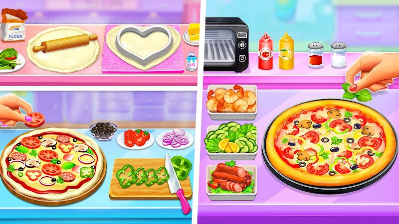 Pizza Maker game-Cooking Games ဖန်သားပြင်ဓာတ်ပုံ 1