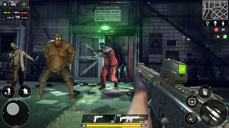 Dead Zombie Survival Shooter Ảnh chụp màn hình 1