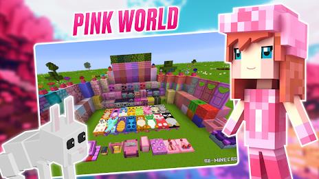 Kawaii Pink Minecraft Mod 2024應用截圖第3張