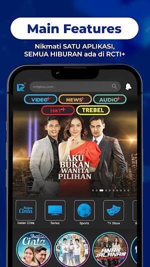 RCTI+ Superapp Screenshot 1